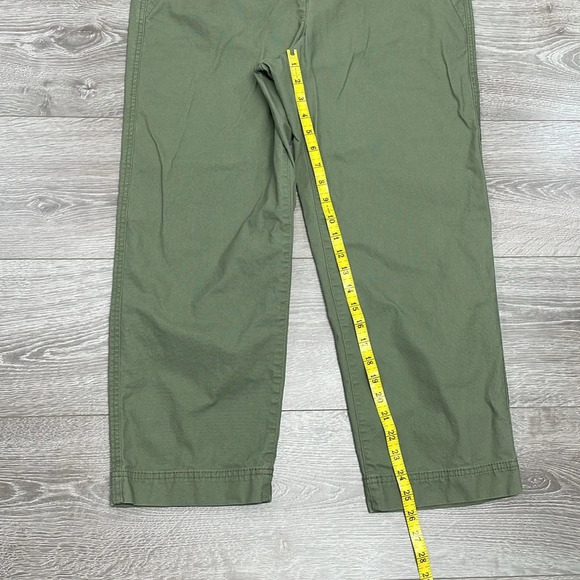 NWOT Talbots Relaxed Pants Olive Green 10 - Picture 10 of 14